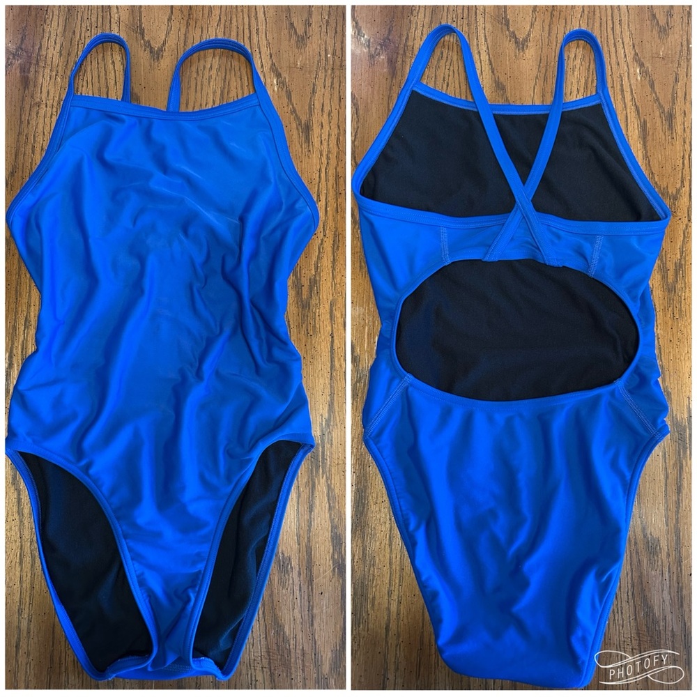 Kids Blue One Piece Swimwear